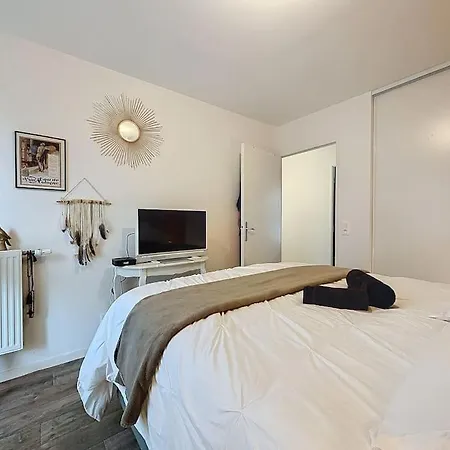 Soul Harmony Rouen Maison Neuve Terrasse Parking Riviere Proche Docks, Kindarena Holiday home Deville-les-Rouen